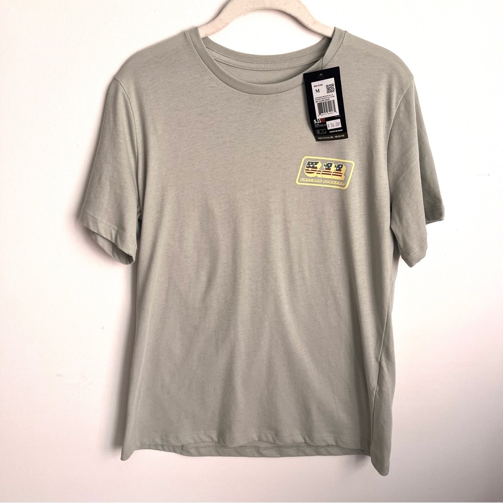 5.11 Tactical Freedom Forever Clean Sage Shirt Size Medium NWT
